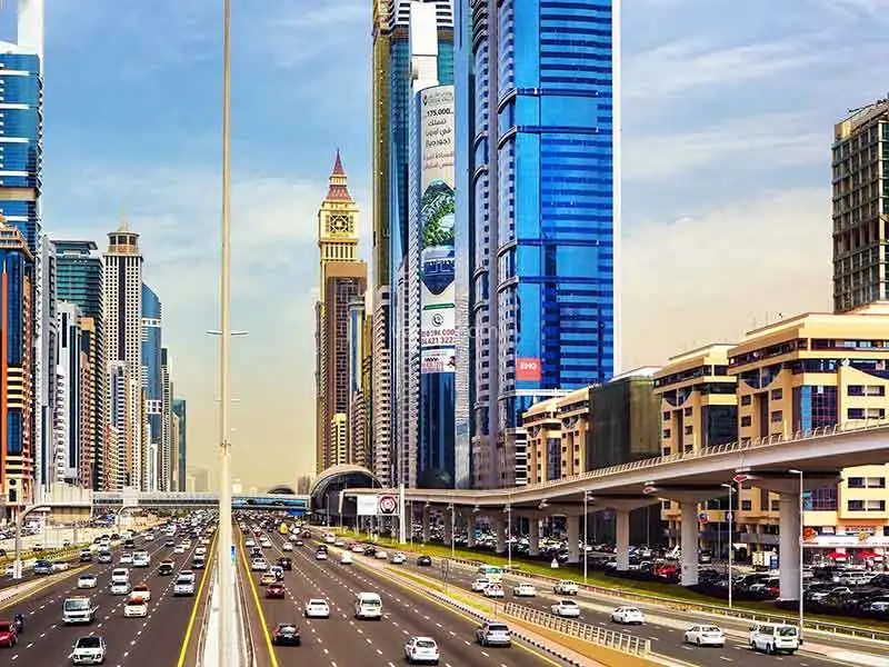 خیابان شیخ زاید دبی (Sheikh Zayed Road)